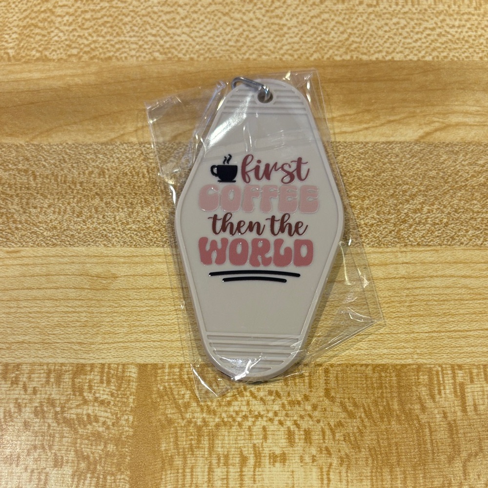 Coffee Themed Keychain